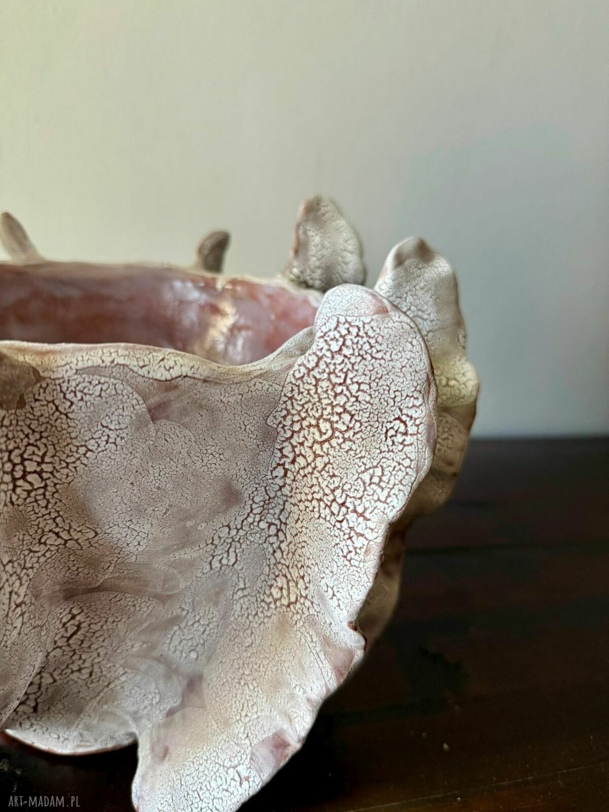 Wazon ceramiczny Oceanic Crush - ręcznie wykonany