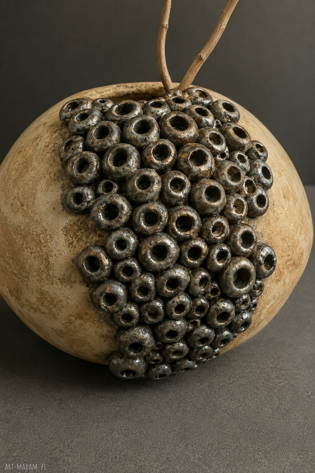 Wazon ceramiczny Coral Bloom - organiczna rzeźba do wnętrza
