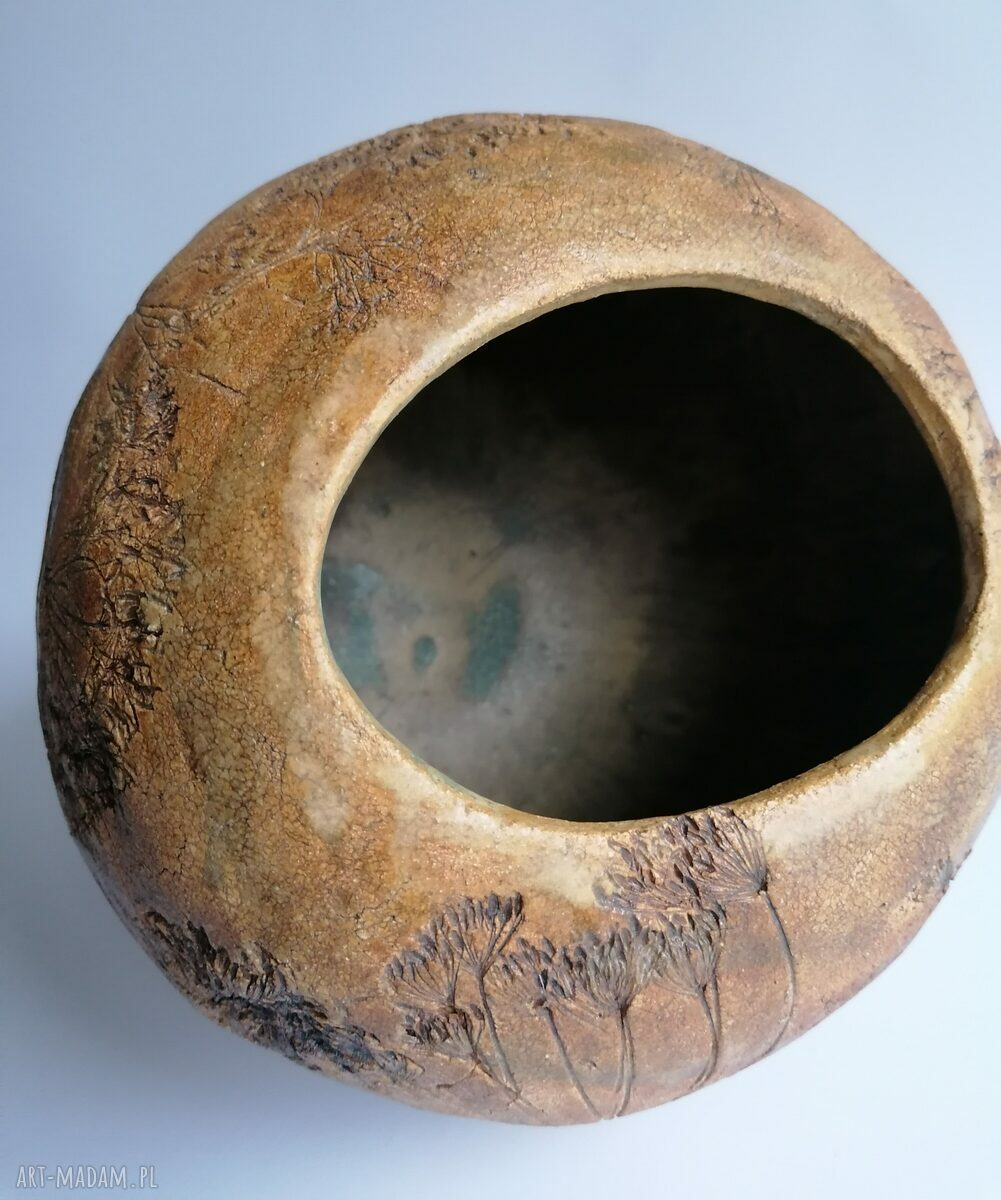 Wazon „Kopry na pustyni” - ceramika handmade