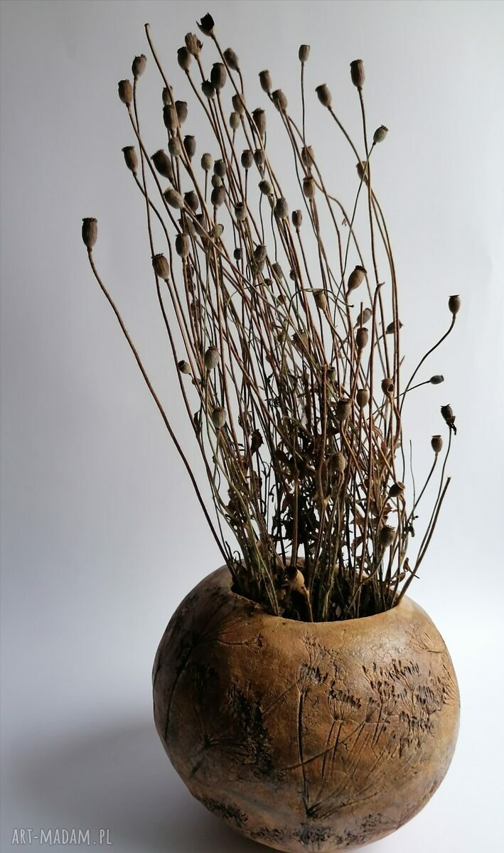 Wazon „Kopry na pustyni” - ceramika handmade