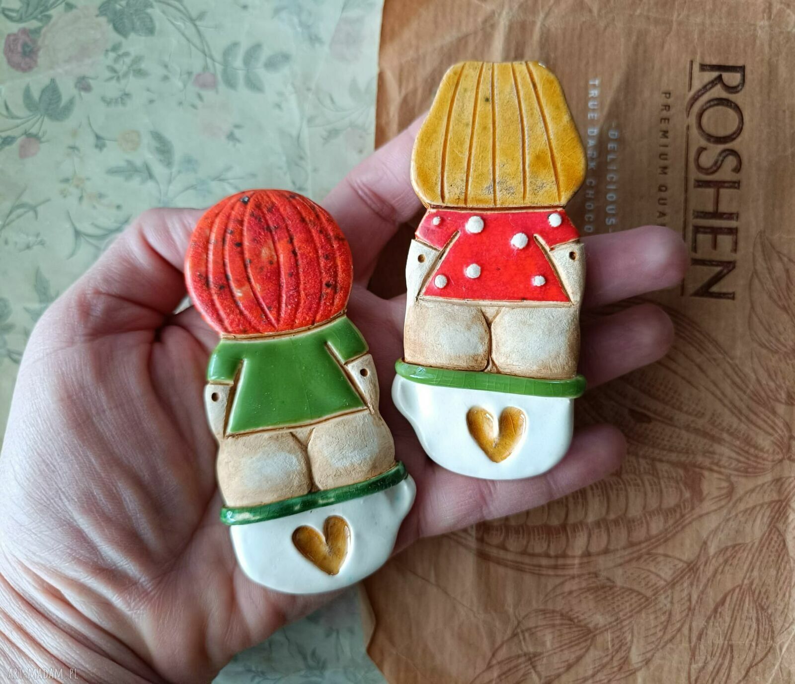 WC zawieszki z ceramiki - komplet 2 sztuki do łazienki