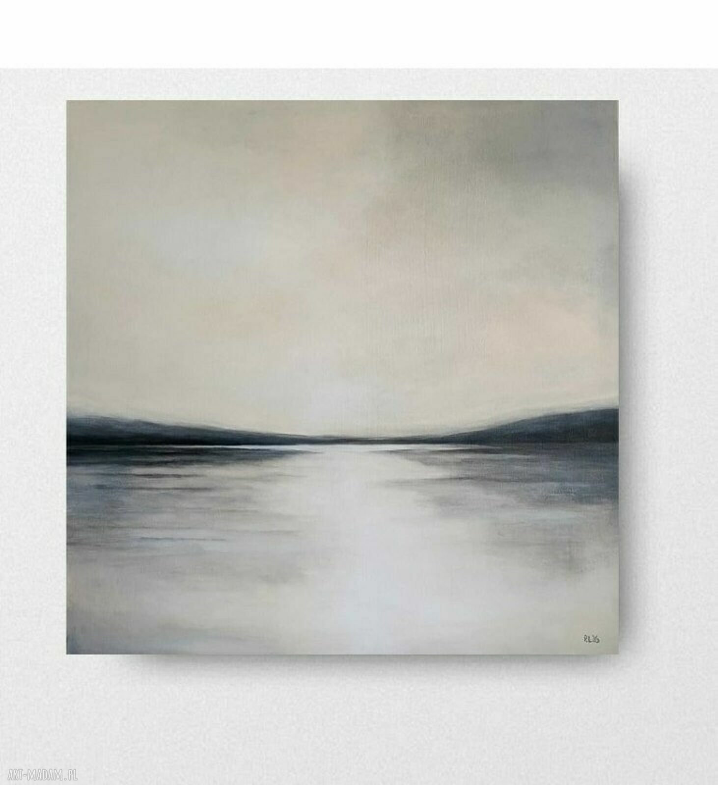 WCIĄŻ POWRACAM - spokojny obraz akrylowy 70 x 70 cm