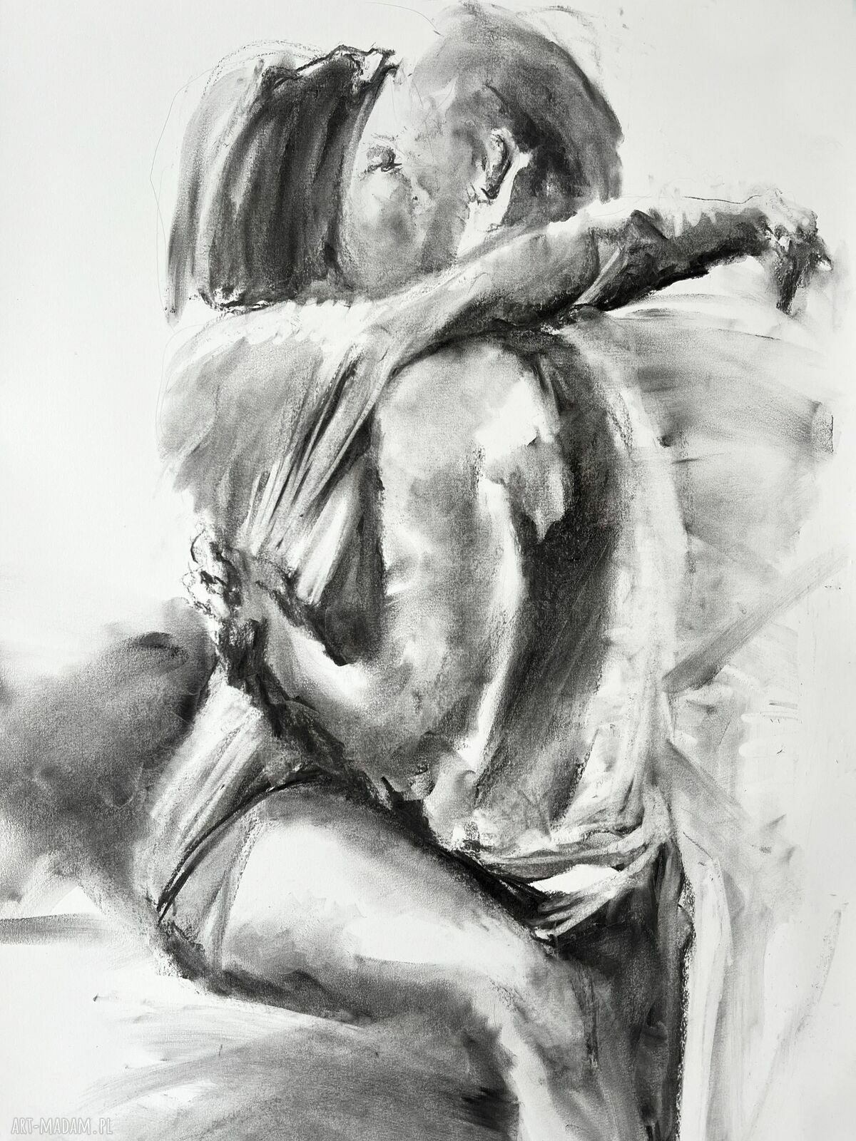 We Dwoje - obraz pary mężczyzna i kobieta do sypialni Louka 100x70 cm