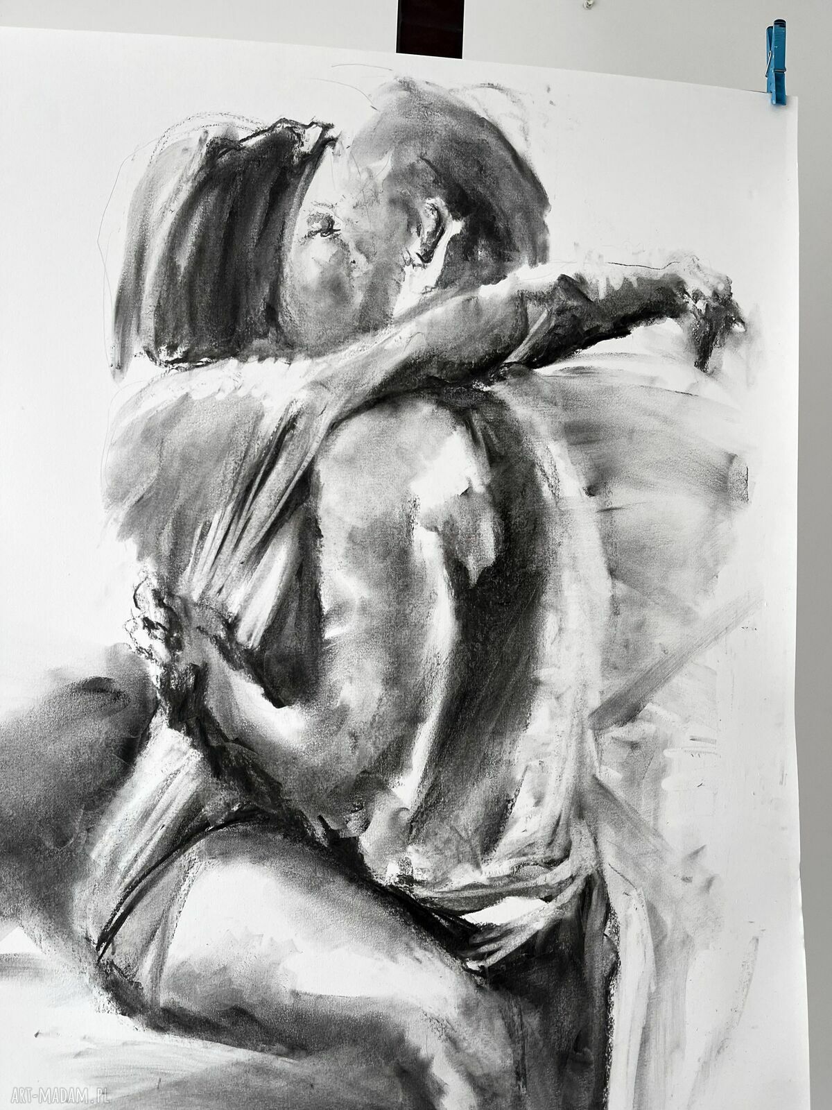 We Dwoje - obraz pary mężczyzna i kobieta do sypialni (Louka) 100x70 cm