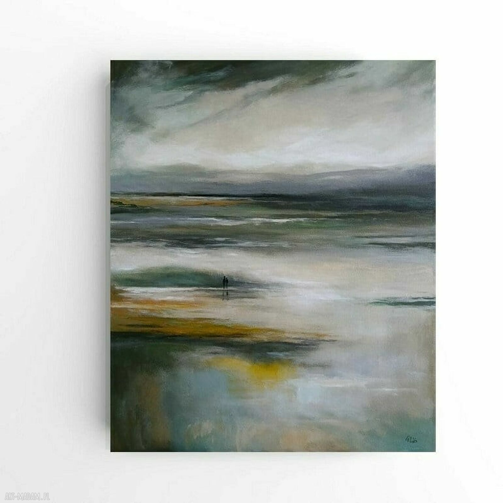 We dwoje - ręcznie malowany obraz akrylowy na płótnie 60x50 cm