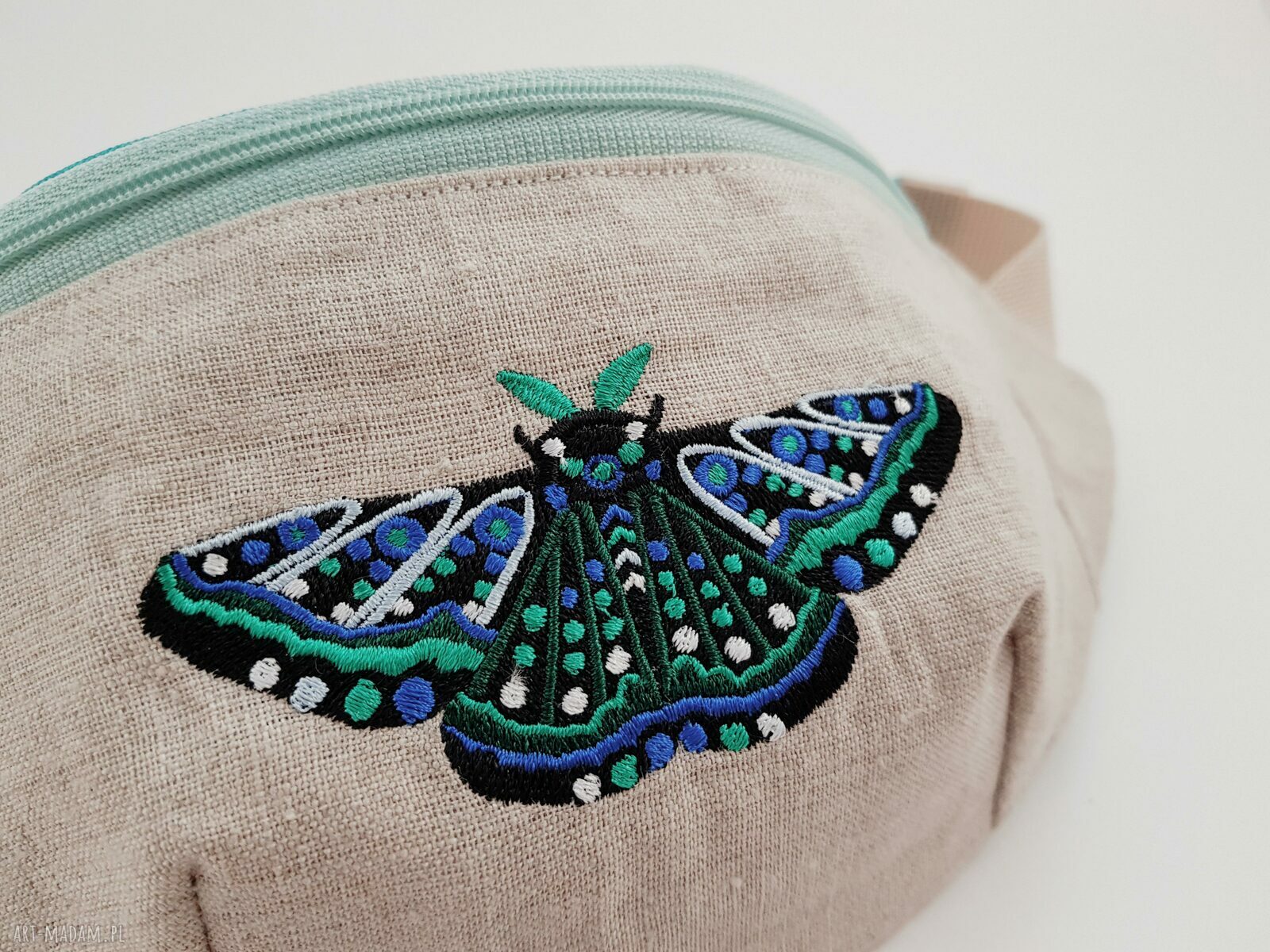 Nerka Animalia Moth z lnu miejski upominek dla kobiety