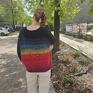 swetry sweter dan te rainbow sweater