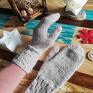 wyjątkowe rękawiczki wełniane alpaki - beż