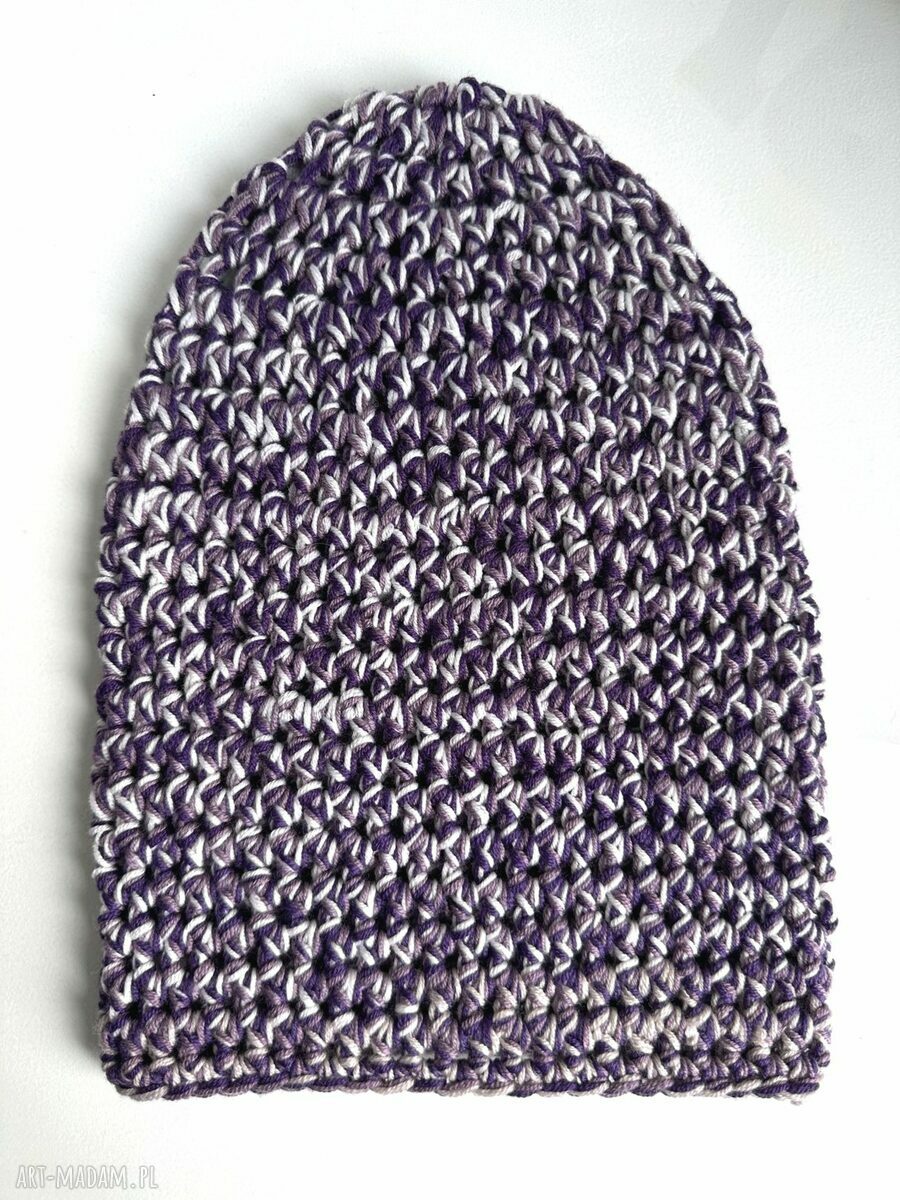 Ciepła czapka Baby Merino Multicolor 8 - unikat zero waste