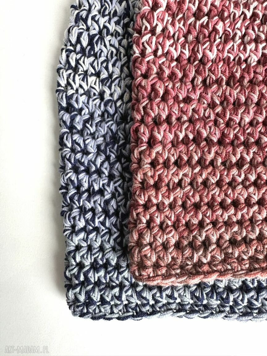 Czapka wełniana 100% Baby Merino Multicolor - ręcznie robiona
