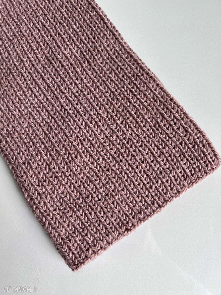 Czapka wełniana NANA 100% Baby Merino 49 Pustynna Róża