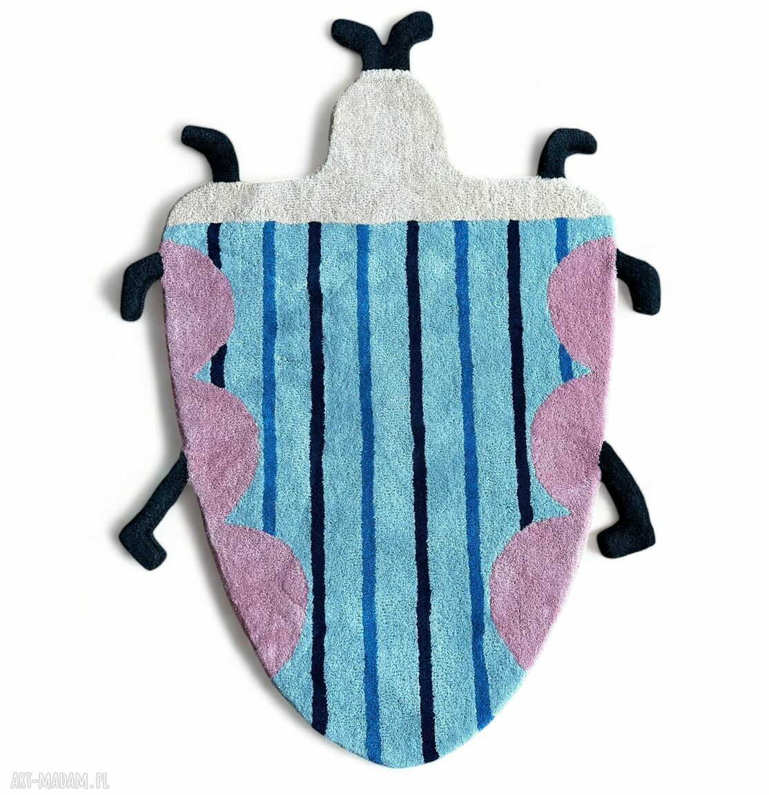Dywan wełniany Nelly Bug 120x90 cm - ręcznie tuftowany