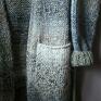 swetry kardigan wełniany wiązany