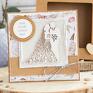 scrapbooking kartki kartka ślubna piękna rustykalna