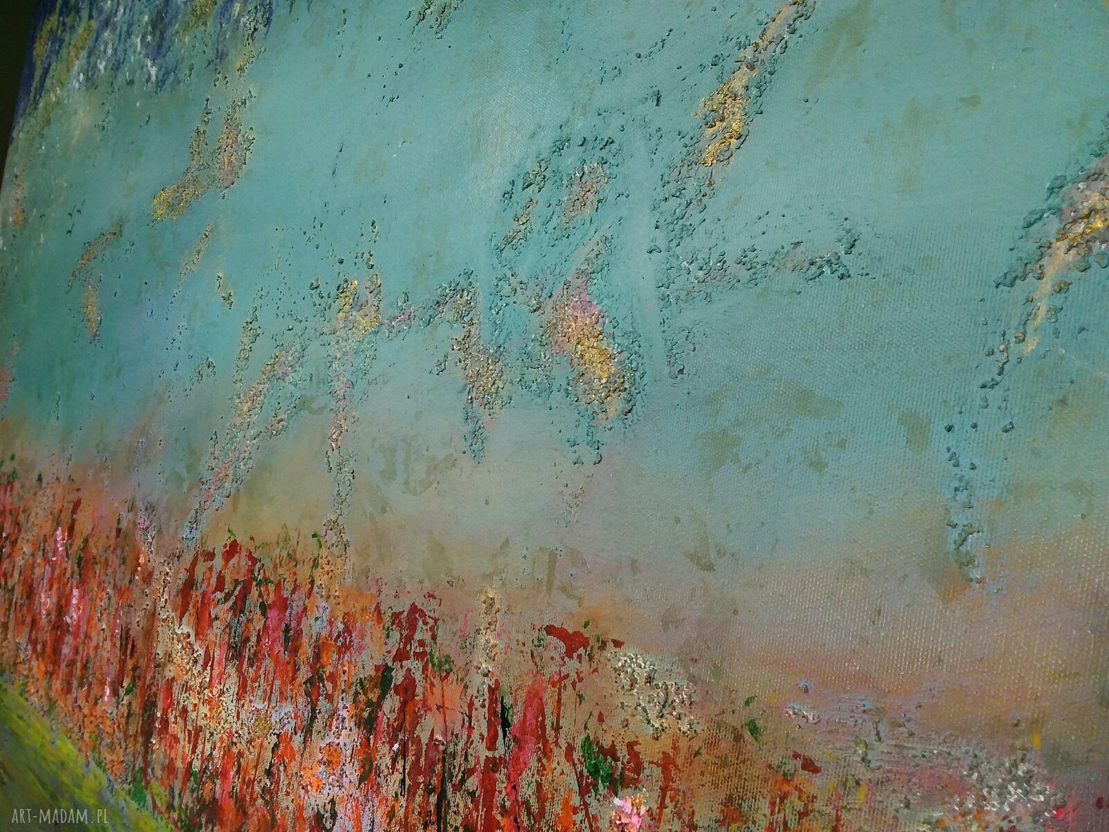 Widok dla Ady - obraz pejzaż 120x80 cm z akrylu na płótnie