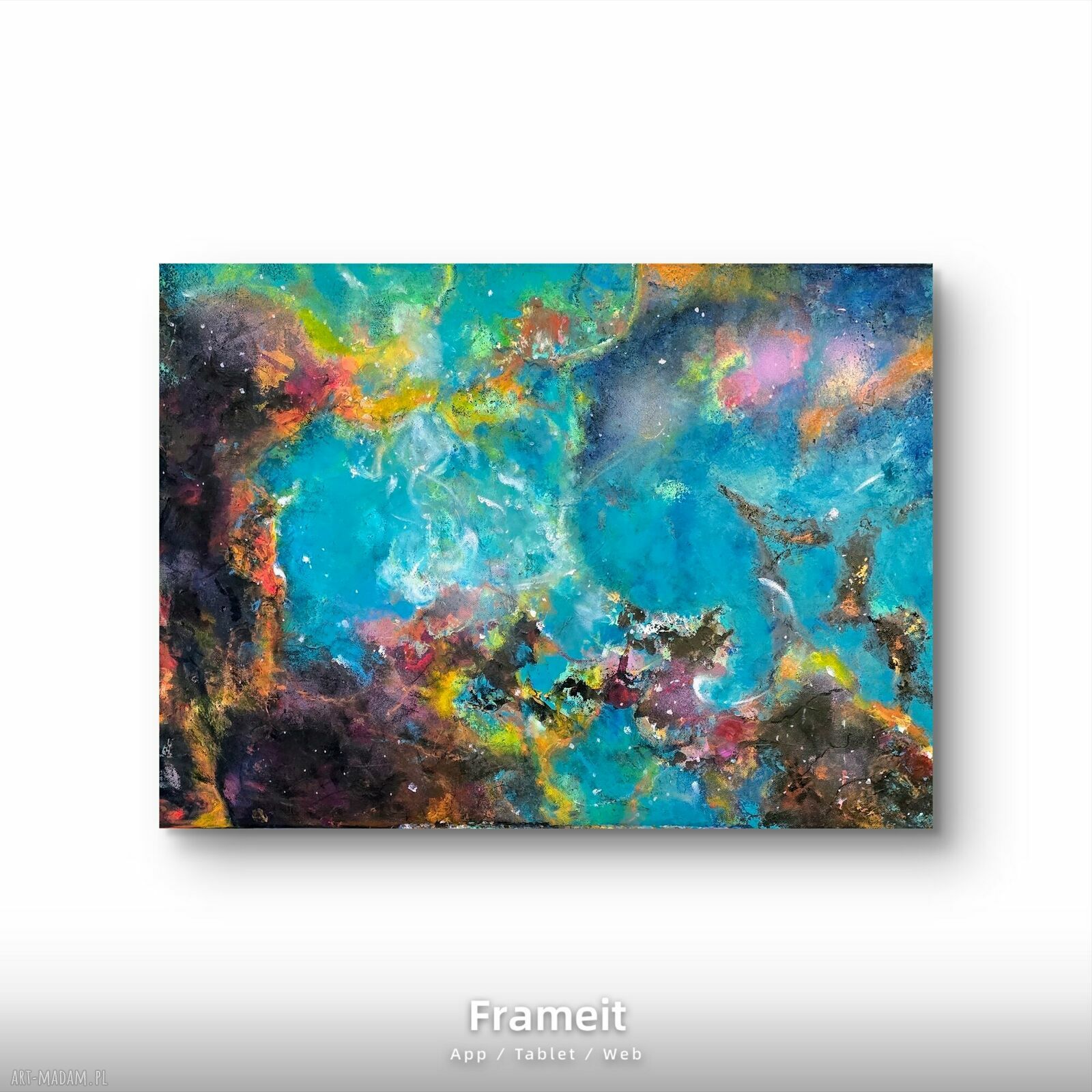 Obraz akrylowy Wieli Oblok Magellana 70x50 cm - galaktyka na płótnie