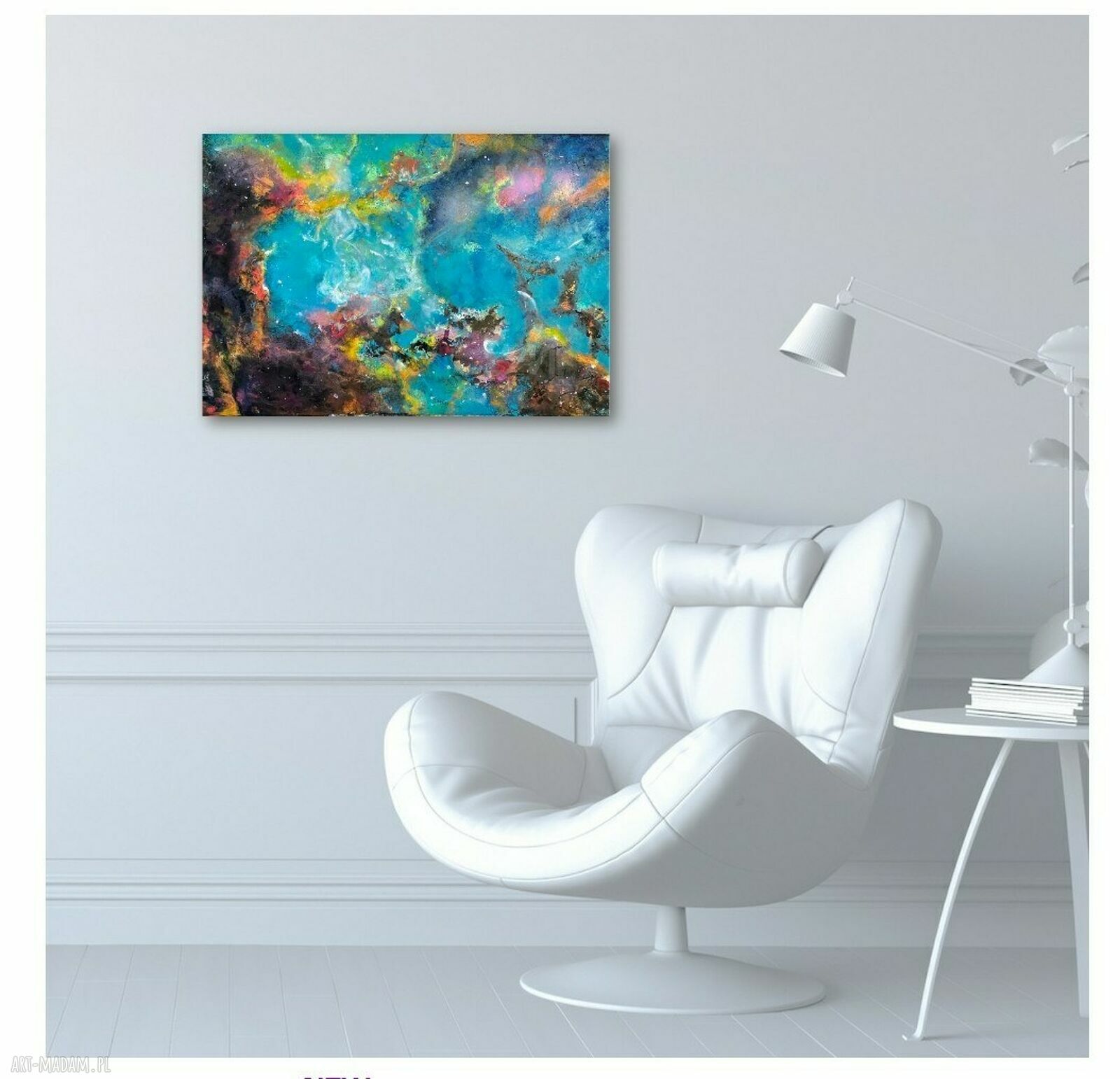 Obraz akrylowy Wieli Oblok Magellana 70x50 cm - galaktyka na płótnie