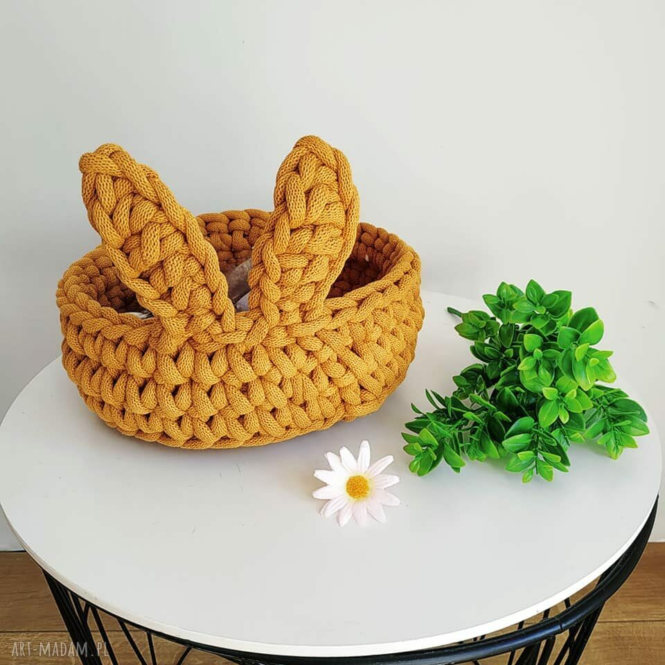 Koszyk wielkanocny „The Easter Bunny” - duży zajączek z uszami