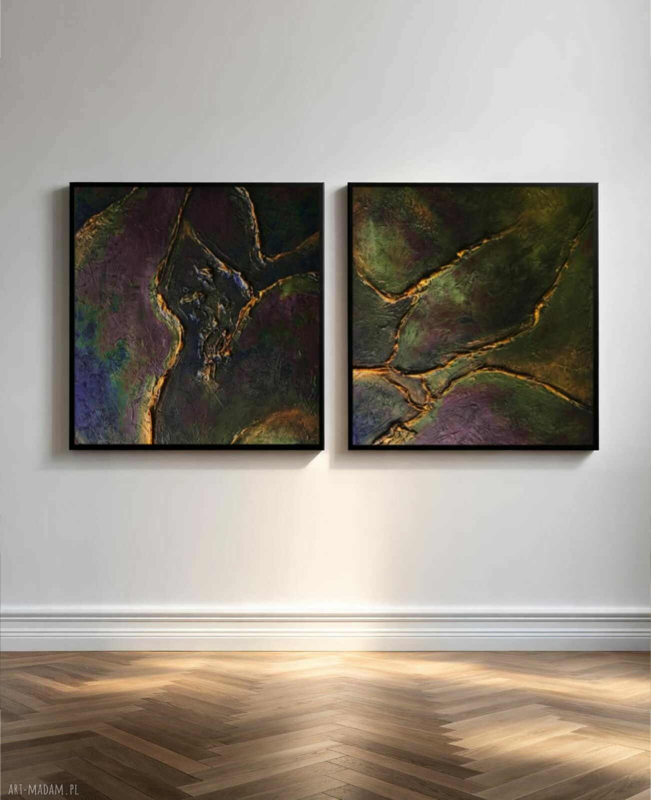Wielki obraz na dużą ścianę 120x240 cm - komplet 2 obrazów