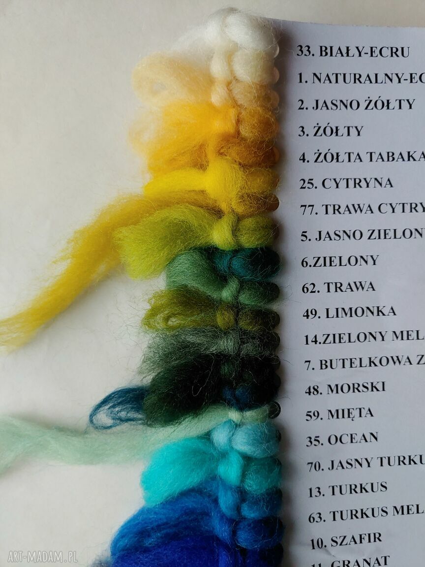 Wielokolorowy patchworkowy kardigan z grubej wełny merino - duże sploty