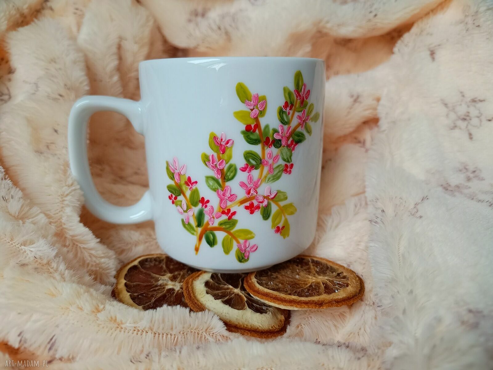 Wilga - ręcznie malowany kubek porcelanowy 270 ml