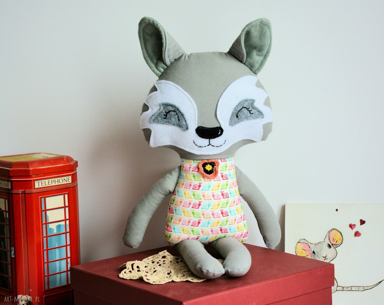 Wilk - panna Zuza - 45 cm