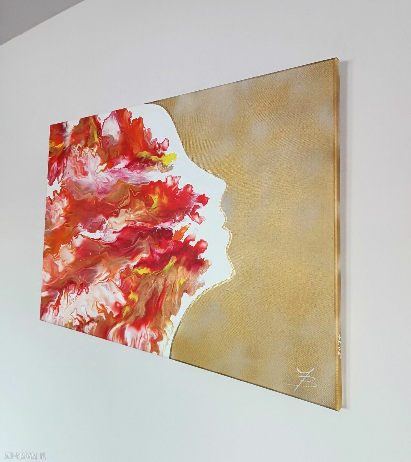 WIND OF CHANGE 60x90 - ręcznie malowany obraz abstrakcyjny