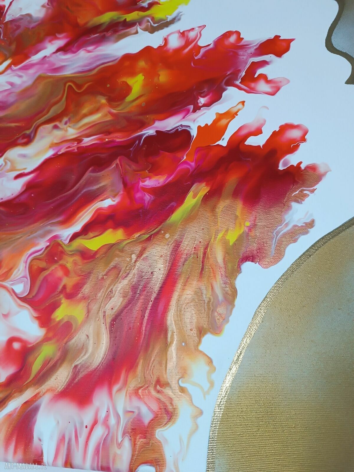 WIND OF CHANGE 60x90 - ręcznie malowany obraz abstrakcyjny