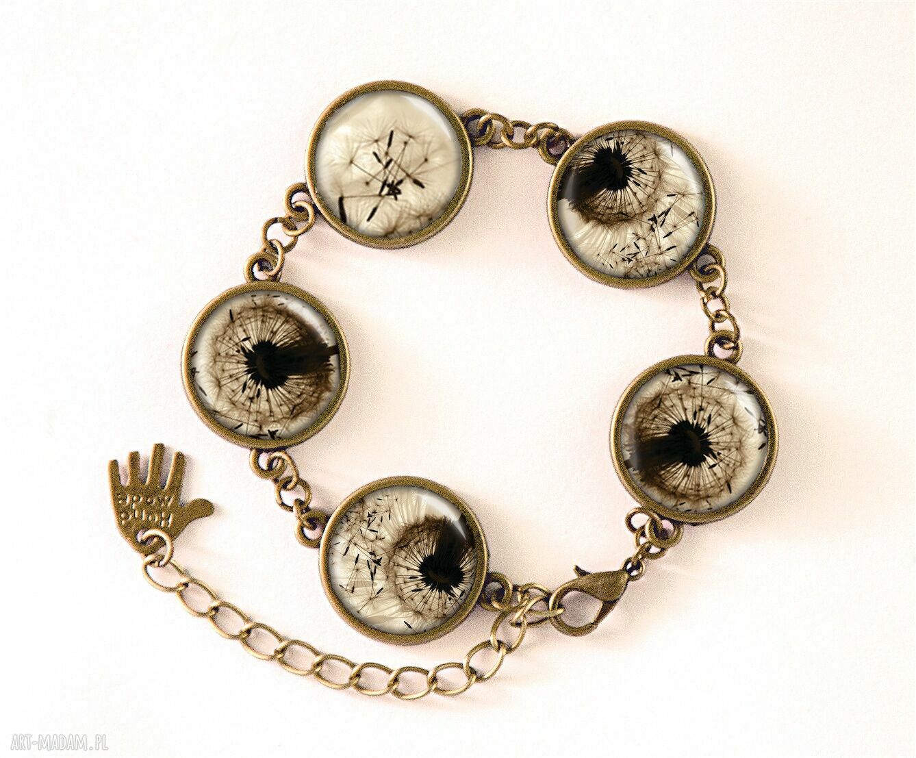 naszyjniki: Dmuchawiec Medalion z łańcuszkiem Ręcznie wykonane