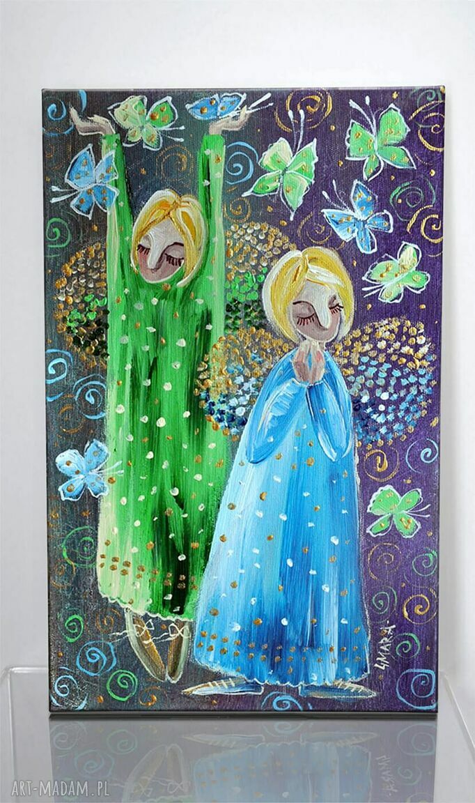 Wiosna. Giclee - anioł na płótnie Canvas