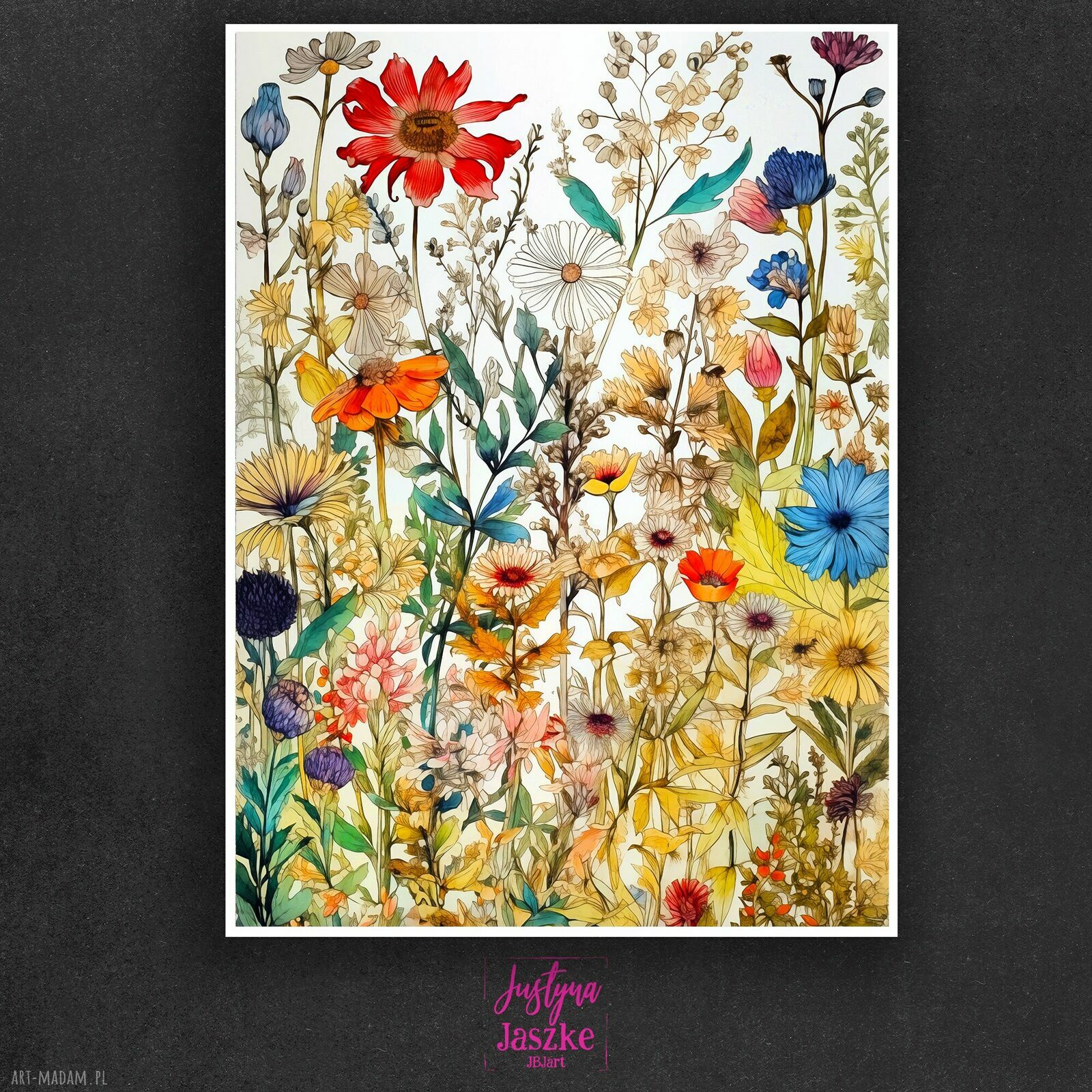 Wiosna, Wiosna... Łąka nr 2 - zestaw 9 grafik 13x18 cm