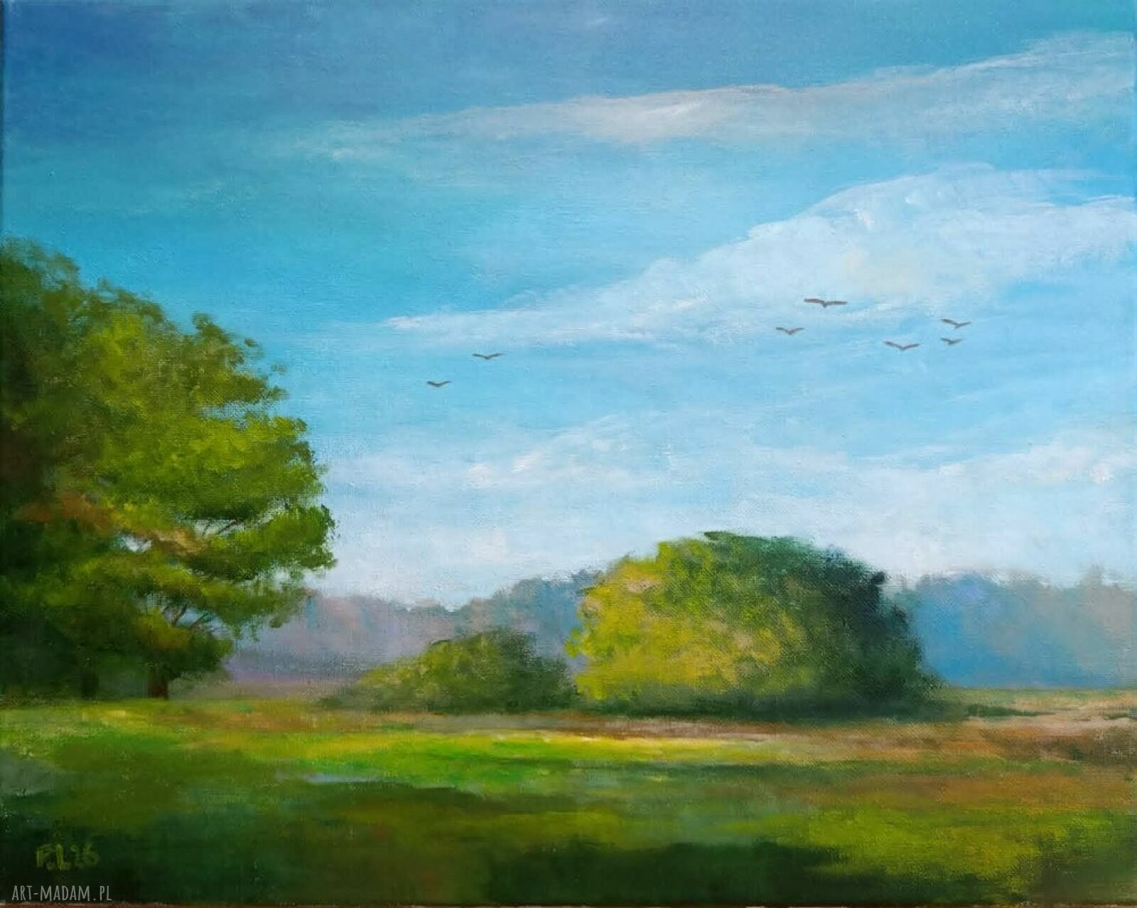 Obraz akrylowy „Wiosna” 40/50 cm na płótnie - gotowy do zawieszenia