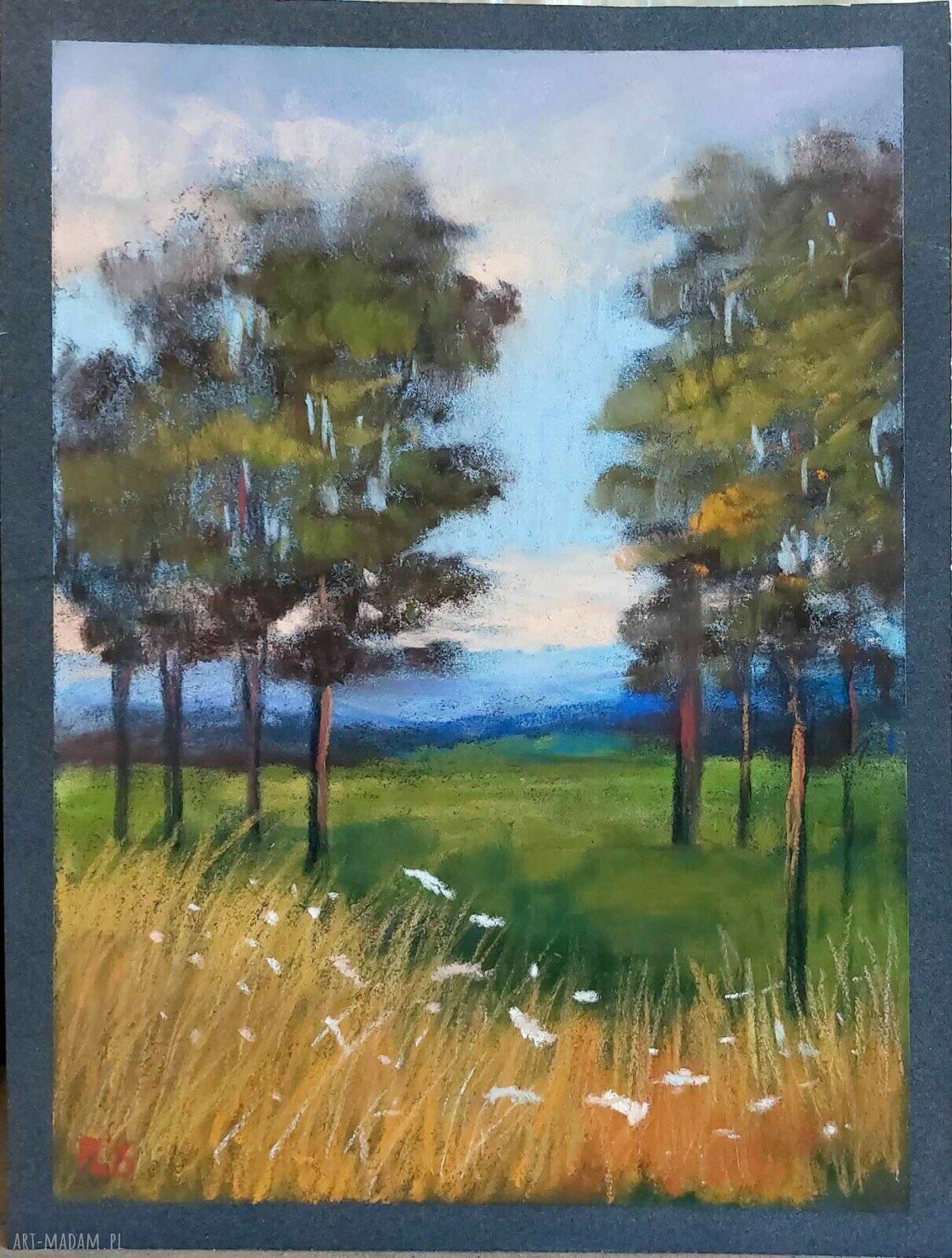 Wiosna - rysunek pastelami