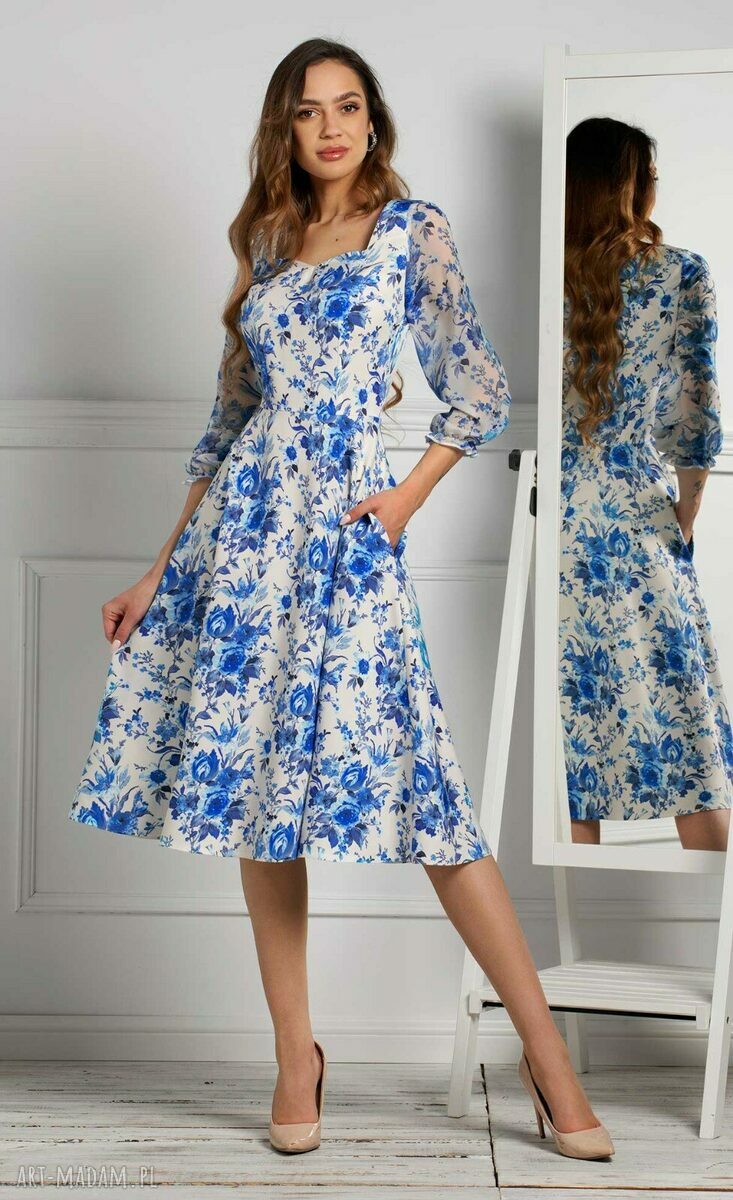 Sukienka EMMA Total Midi Rafaella Hand Made
