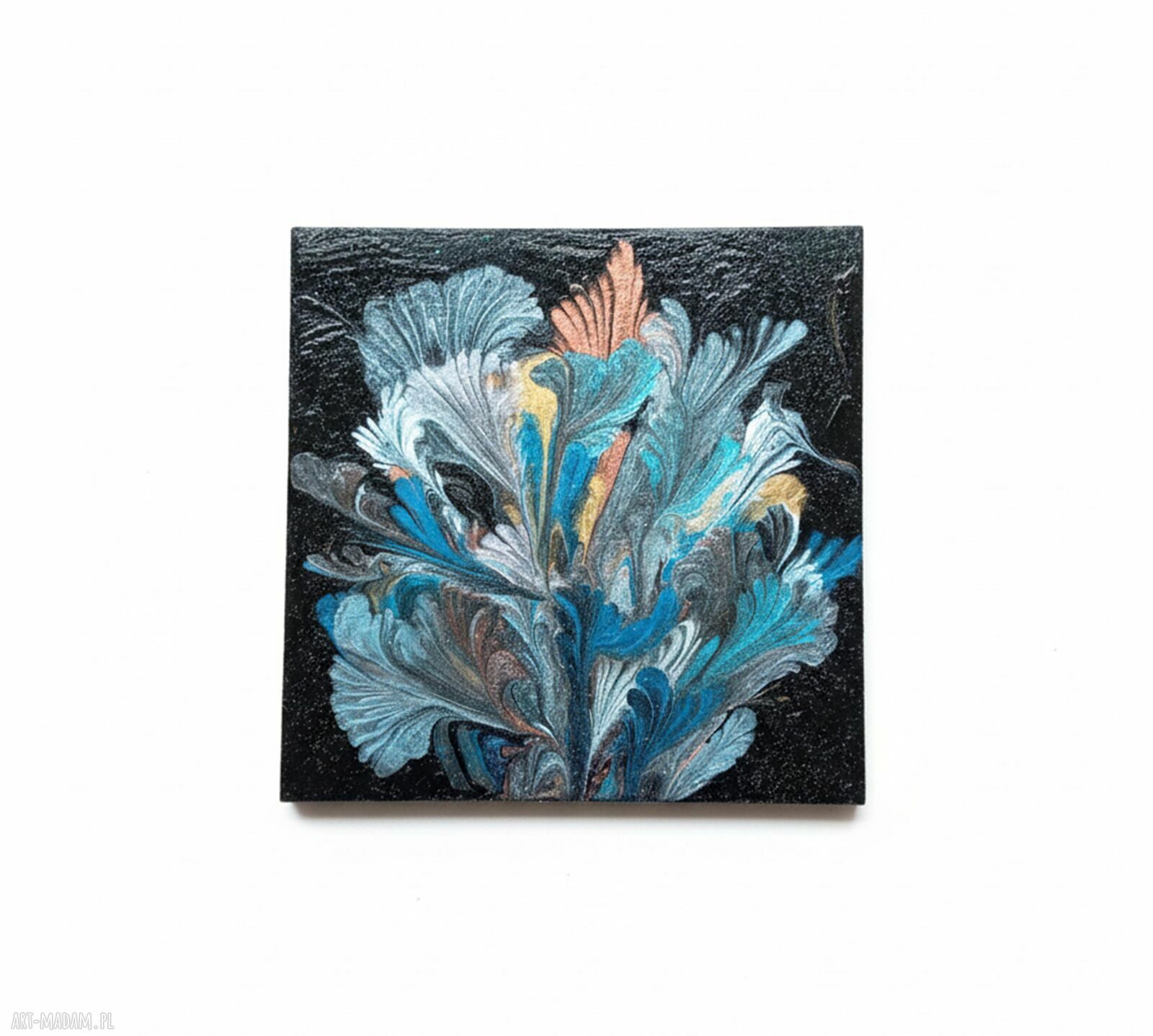 Wir Kolorów - unikalny magnes na lodówkę handmade 10x10 cm
