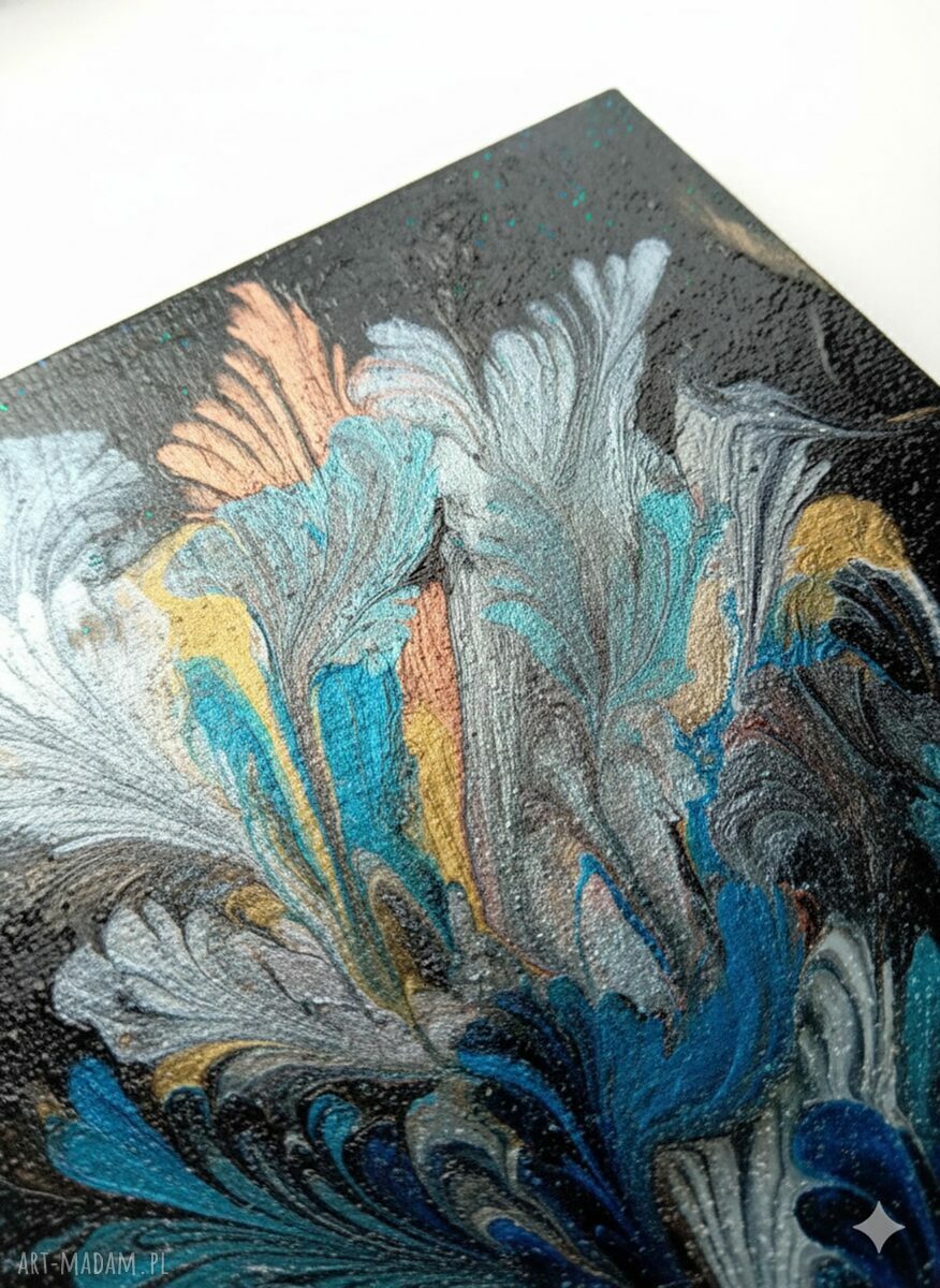 Wir Kolorów - unikalny magnes na lodówkę handmade 10x10 cm