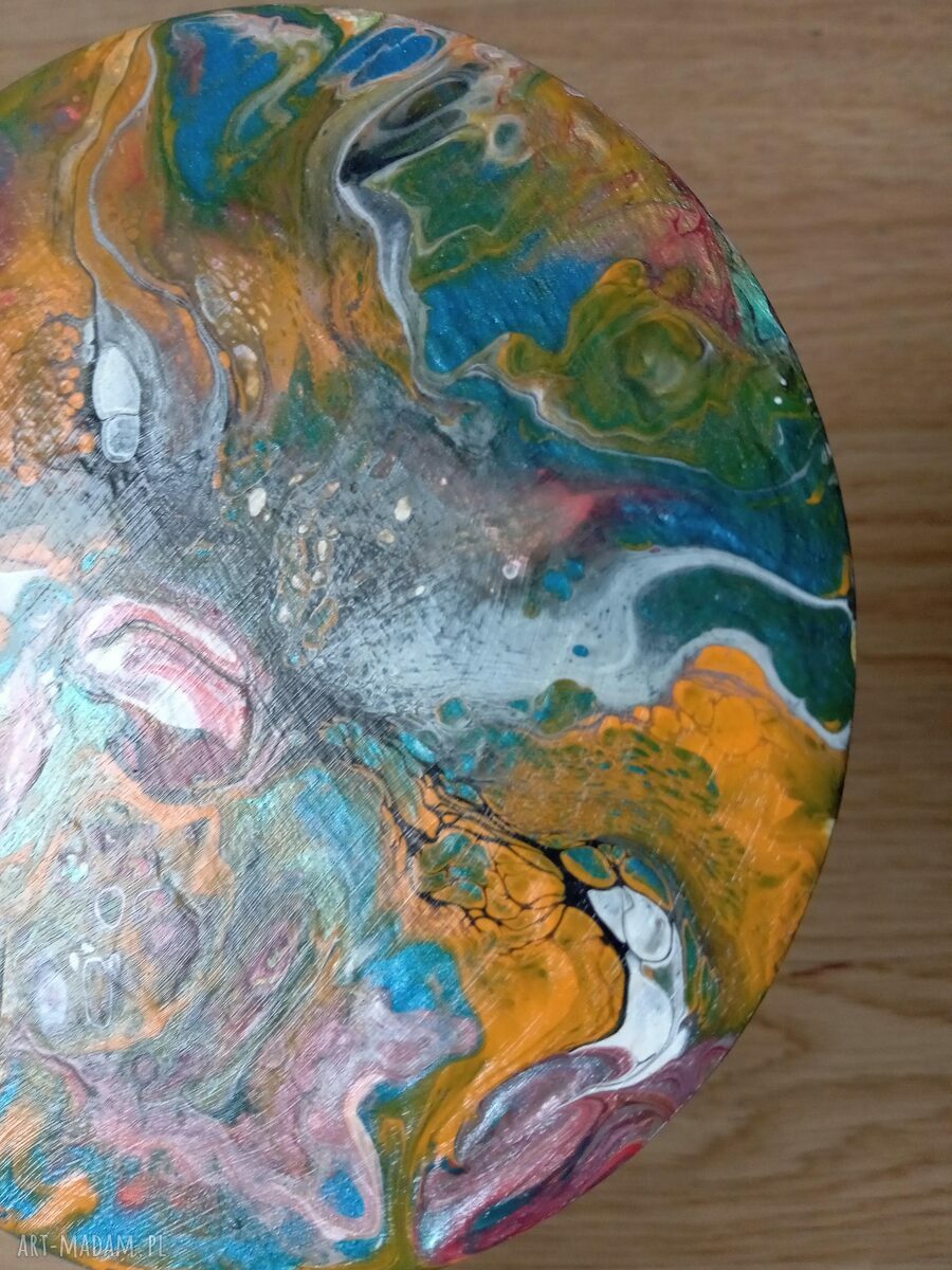 Wir Kolorów - unikalny magnes handmade na lodówkę 12 cm