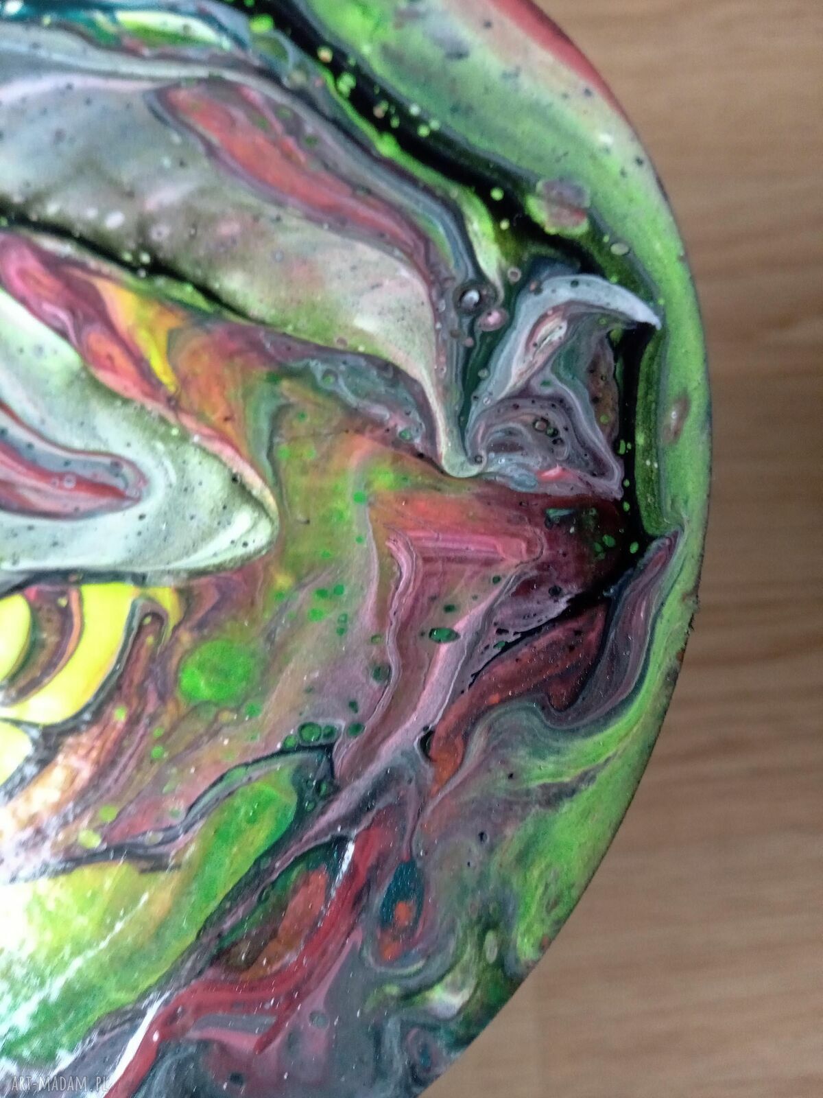 Wir Kolorów - unikalny magnes handmade na lodówkę 15 cm