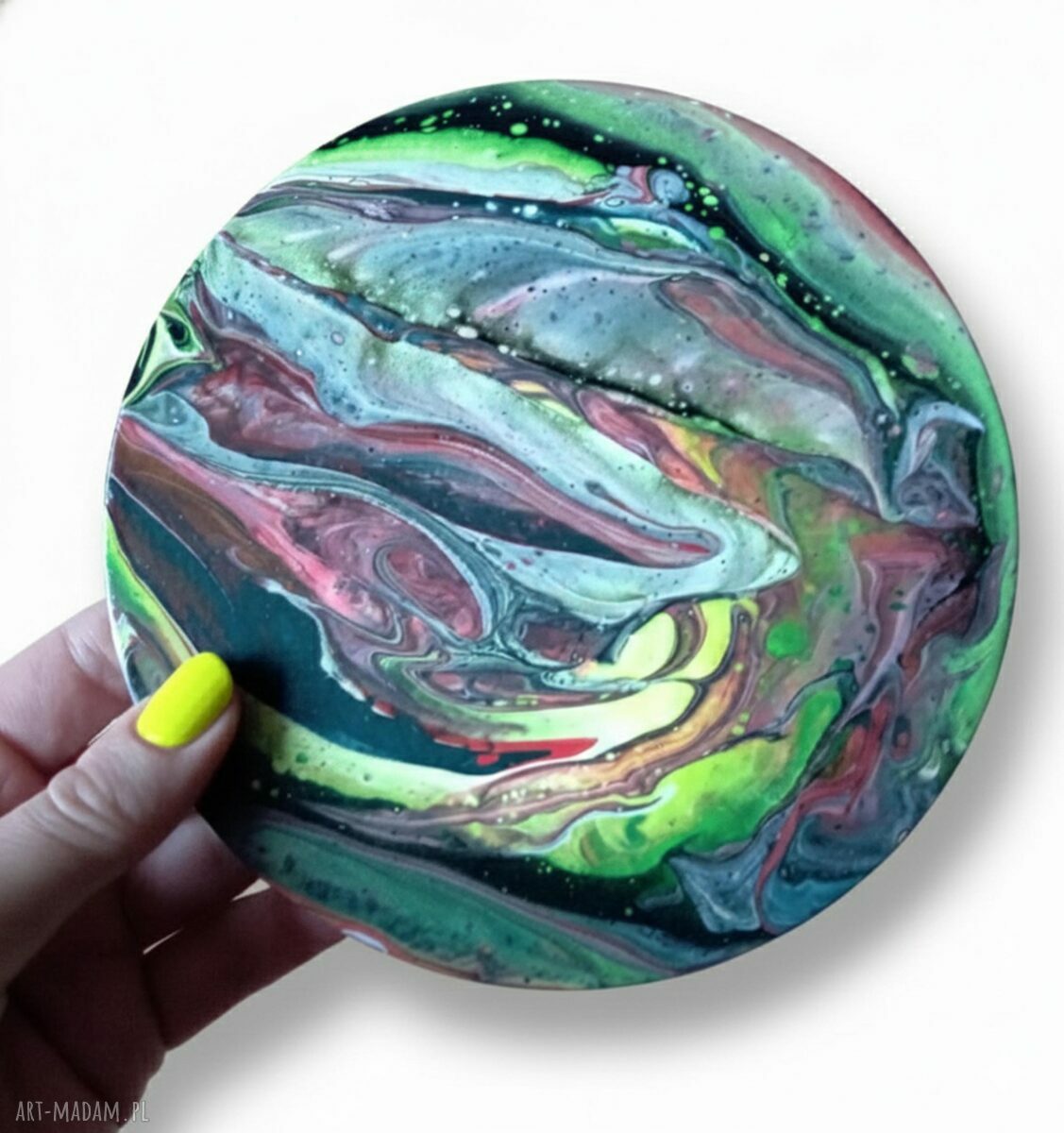 Wir Kolorów - unikalny magnes handmade na lodówkę 15 cm