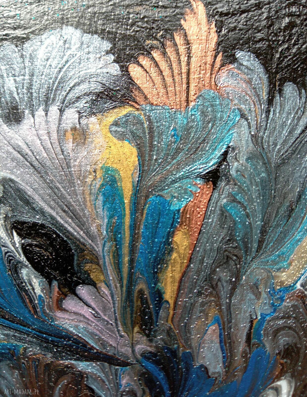 Wir Kolorów - unikalny magnes na lodówkę handmade 10x10 cm