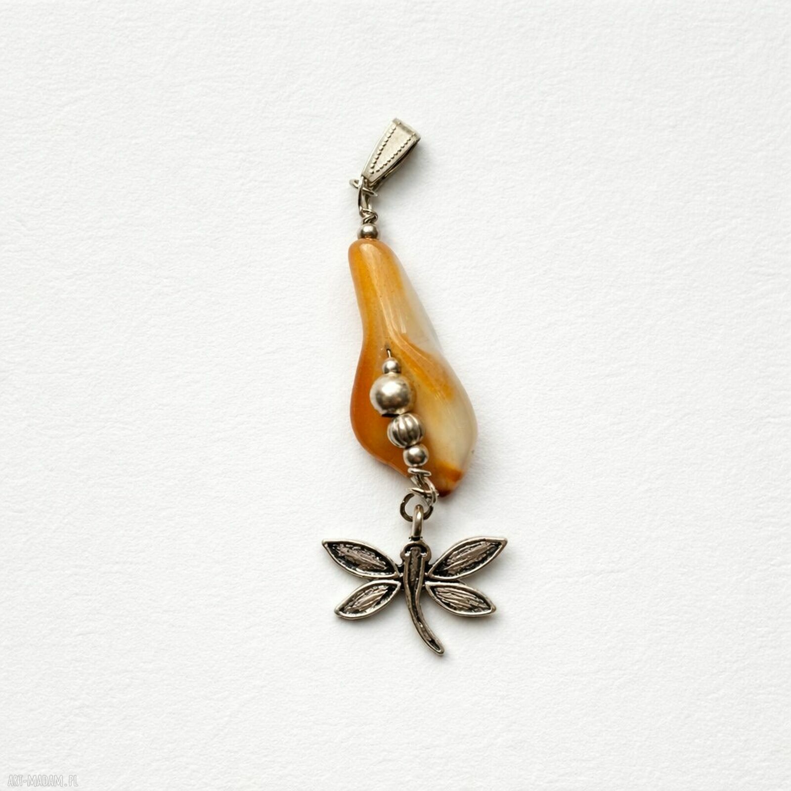 Wisior jadeitowa kalia, box z1