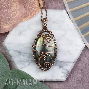 spirit of copper miedziany wisiorek wire wrapping