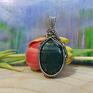 gustowne wisiorki wire wrapping wisiorek z opalem