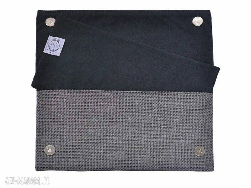 03 0001 Srebrna torebka kopertówka wieczorowa do ręki CROW Handmade