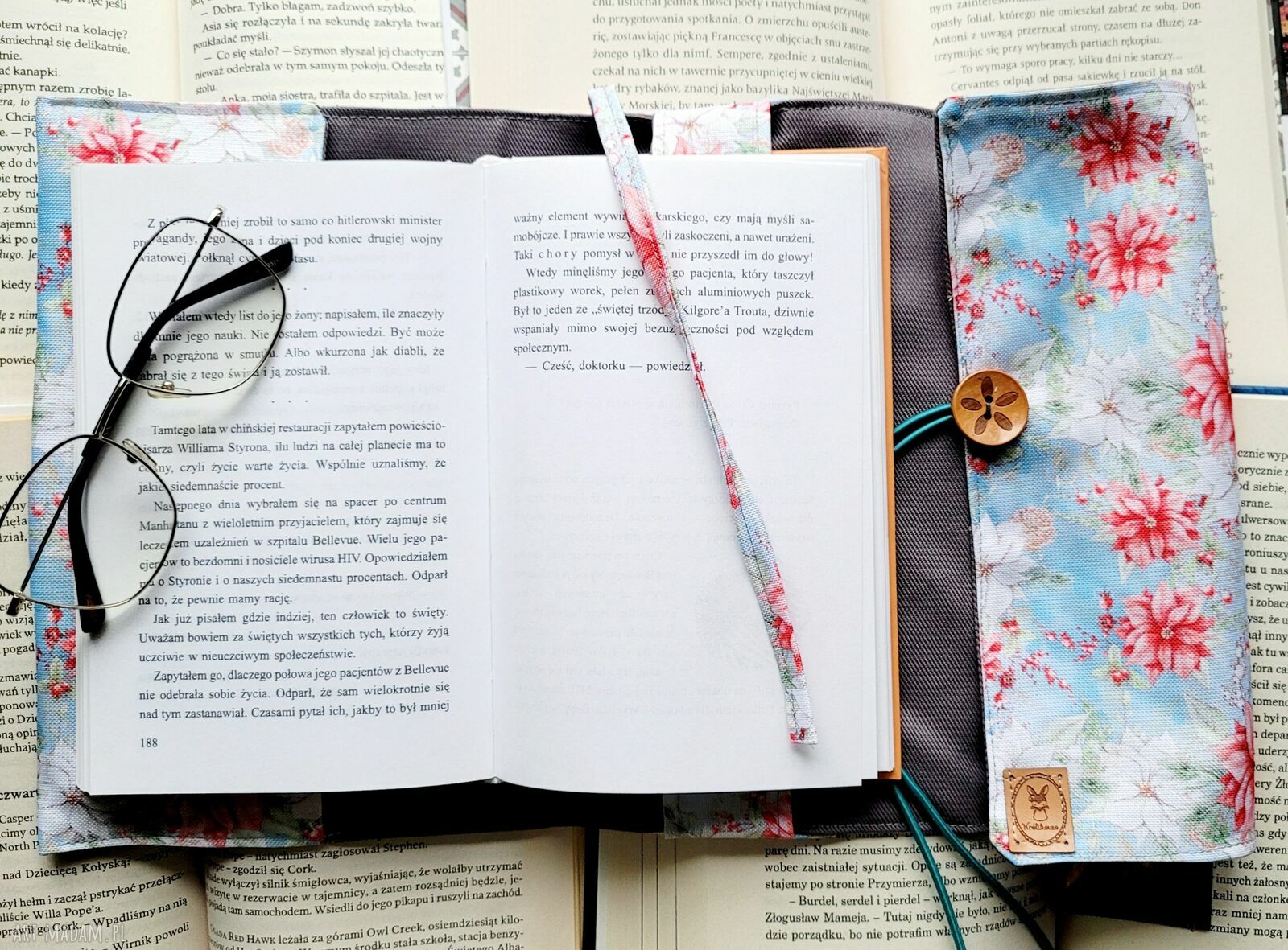 Wodoodporne etui na książkę i notes: gwiazda betlejemska