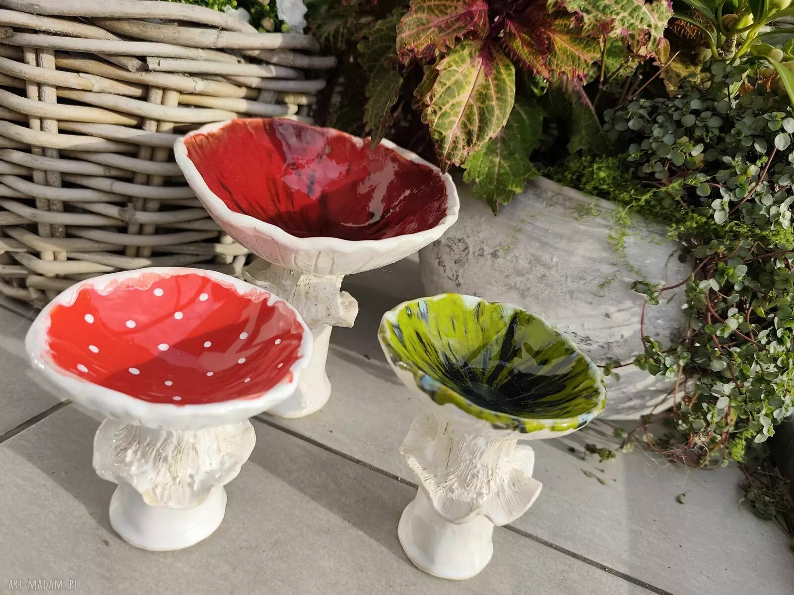 Grzybek - ręcznie robiona miska ceramiczna