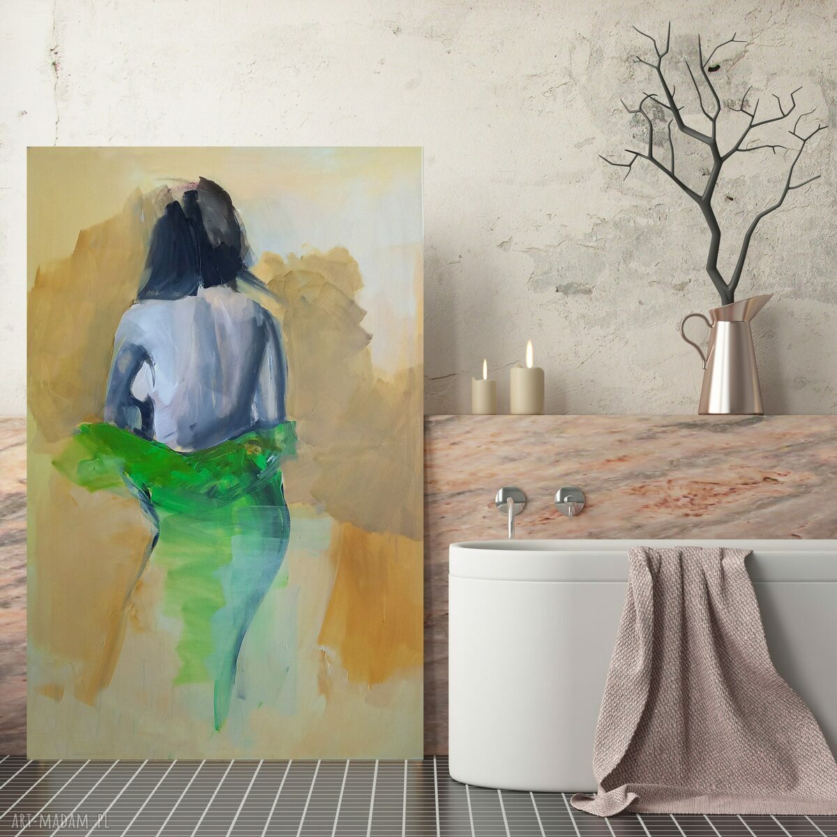 Obraz Woman 120x80 cm - akryl na płótnie
