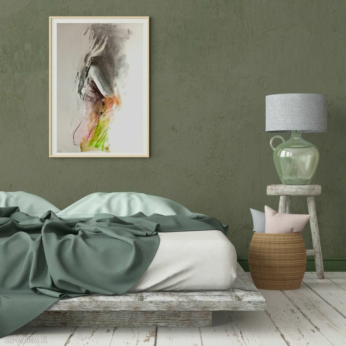 Duży obraz do salonu 60x70 cm - Kobieta i miłość