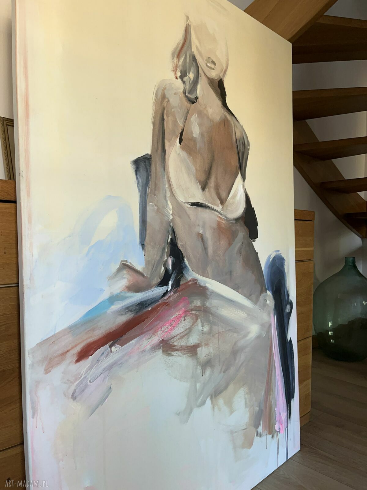 Woman Art - duży obraz kobiety na płótnie 150x100 cm