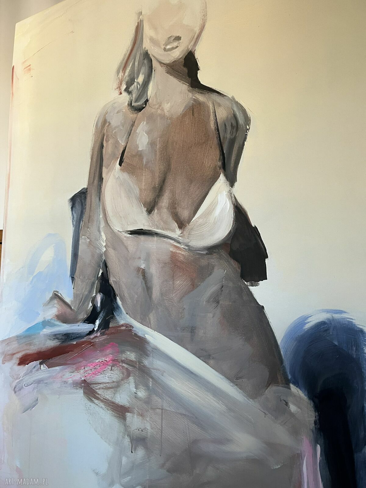 Woman Art - duży obraz kobiety na płótnie 150x100 cm